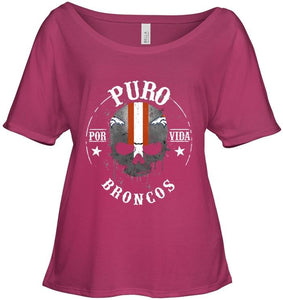 Puro Denver Broncos por vida fan shirt