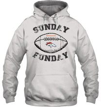 Load image into Gallery viewer, Sunday funday Denver Broncos lover shirt
