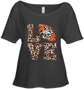 Love Denver Broncos panther pattern shirt