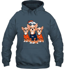 Load image into Gallery viewer, Denver Broncos Chihuahuas fan shirt
