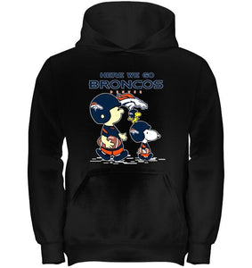 Here we go Denver Broncos snoopy shirt