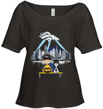 Load image into Gallery viewer, snoopy watch Denver Broncos city shirt
