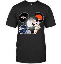 Load image into Gallery viewer, Denver Broncos Minnie cheerleader shirt
