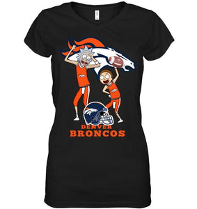 Denver Broncos Rick and morty fan shirt