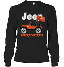 Load image into Gallery viewer, Jeep Denver Broncos fan hoodie
