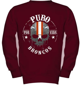 Puro Denver Broncos por vida fan shirt