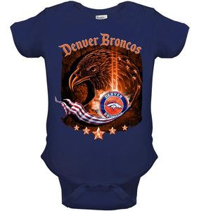 denver broncos eagle american flag shirt