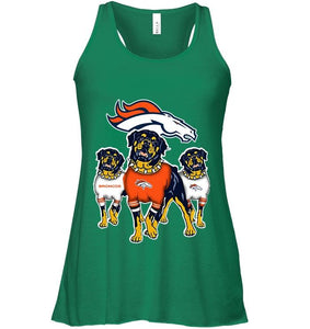 Denver Broncos Rottweilers fan shirt