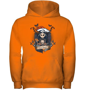 Denver Broncos Jack Skellington shirt