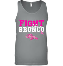 Load image into Gallery viewer, Fight like a Bronco Denver Broncos br east cancer support fan shirt
