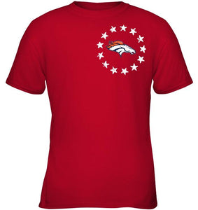 Denver Broncos american star flag shirt