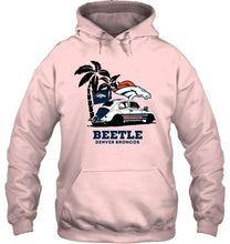 Load image into Gallery viewer, Beetle Denver Broncos on beach shirt
