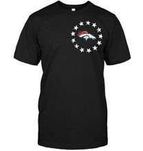 Load image into Gallery viewer, Denver Broncos american star flag shirt
