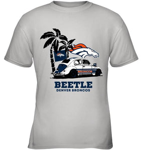 Beetle Denver Broncos on beach shirt