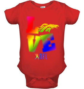 Love Denver Broncos lgbt NFL shirt