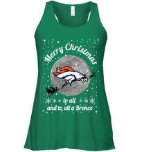 Load image into Gallery viewer, Denver Broncos Merry Christmas to all and to all a Bronco fan shirt
