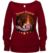 Load image into Gallery viewer, denver broncos eagle american flag shirt
