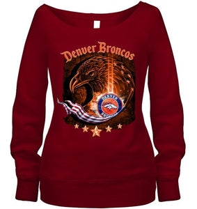 denver broncos eagle american flag shirt