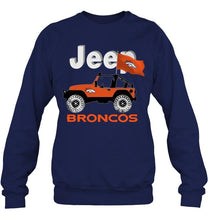 Load image into Gallery viewer, Jeep Denver Broncos fan hoodie
