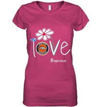 Load image into Gallery viewer, Love my Broncos Denver Broncos daisy fan shirt
