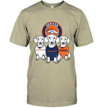 Load image into Gallery viewer, Dachshund Denver Broncos shirt
