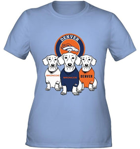 Dachshund Denver Broncos shirt