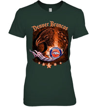 Load image into Gallery viewer, denver broncos eagle american flag shirt
