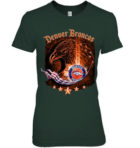denver broncos eagle american flag shirt