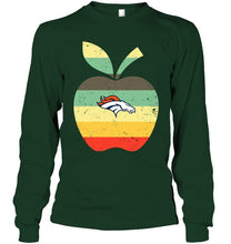 Load image into Gallery viewer, Denver Broncos teacher apple retro shirt
