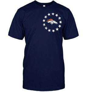 Denver Broncos american star flag shirt