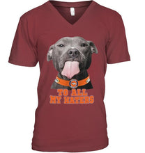 Load image into Gallery viewer, Denver Broncos to all my haters pitbull shirt
