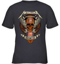 Load image into Gallery viewer, Metallica Denver Broncos shirt
