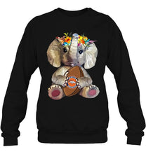 Load image into Gallery viewer, Elephant loves Denver Broncos shirt
