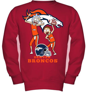 Denver Broncos Rick and morty fan shirt