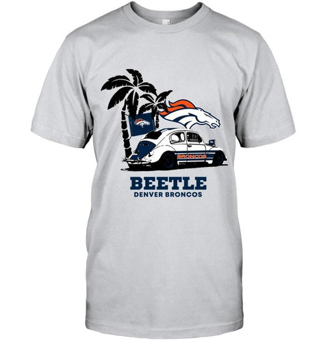 Beetle Denver Broncos on beach shirt