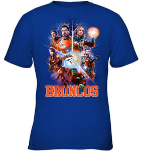 Avengers Endgame Denver Broncos Shirt