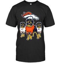 Load image into Gallery viewer, Denver Broncos Rottweilers fan hoodie
