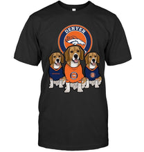 Load image into Gallery viewer, Denver Broncos Beagles fan shirt
