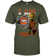 Load image into Gallery viewer, I am Denver Broncos groot shirt
