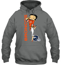 Load image into Gallery viewer, Denver Broncos betty boop fan shirt
