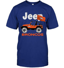 Load image into Gallery viewer, Jeep Denver Broncos fan hoodie
