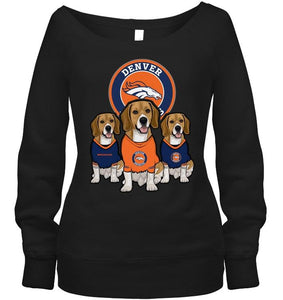 Denver Broncos Beagles fan shirt