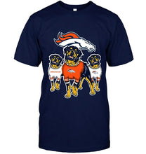 Load image into Gallery viewer, Denver Broncos Rottweilers fan shirt
