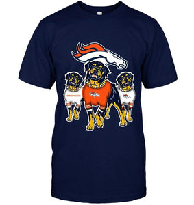 Denver Broncos Rottweilers fan shirt