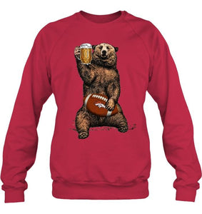 Denver Broncos Beer drinking bear shirt