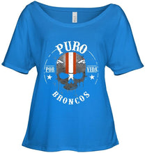 Load image into Gallery viewer, Puro Denver Broncos por vida fan shirt
