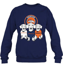 Load image into Gallery viewer, Dachshund Denver Broncos shirt
