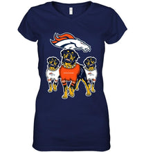 Load image into Gallery viewer, Denver Broncos Rottweilers fan hoodie
