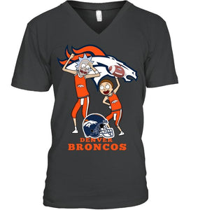 Denver Broncos Rick and morty fan shirt