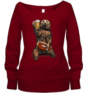 Denver Broncos Beer drinking bear shirt